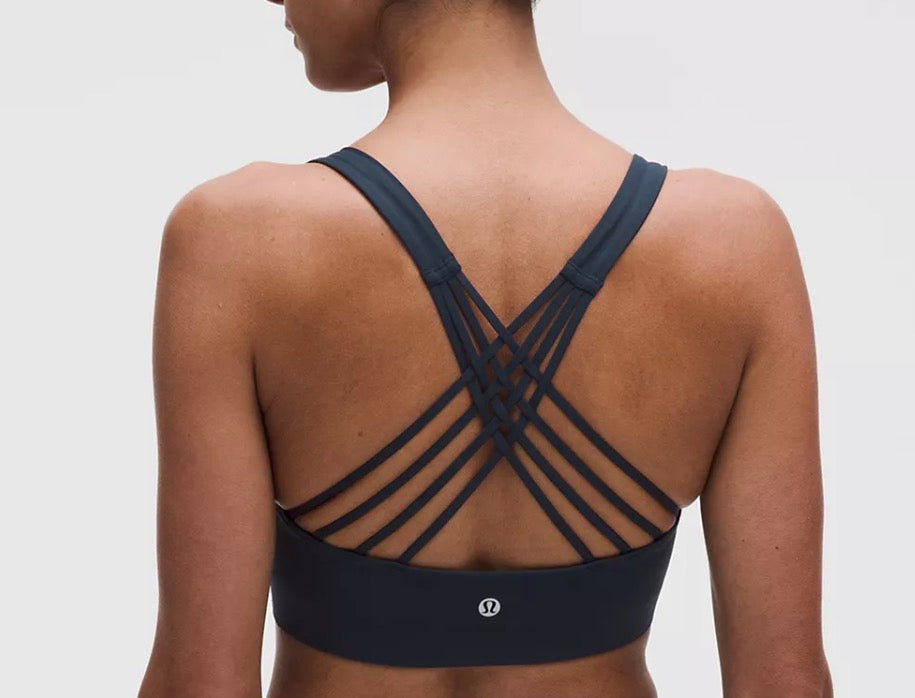 FlexyFlex Strappy Yoga Bra A-C NAVY