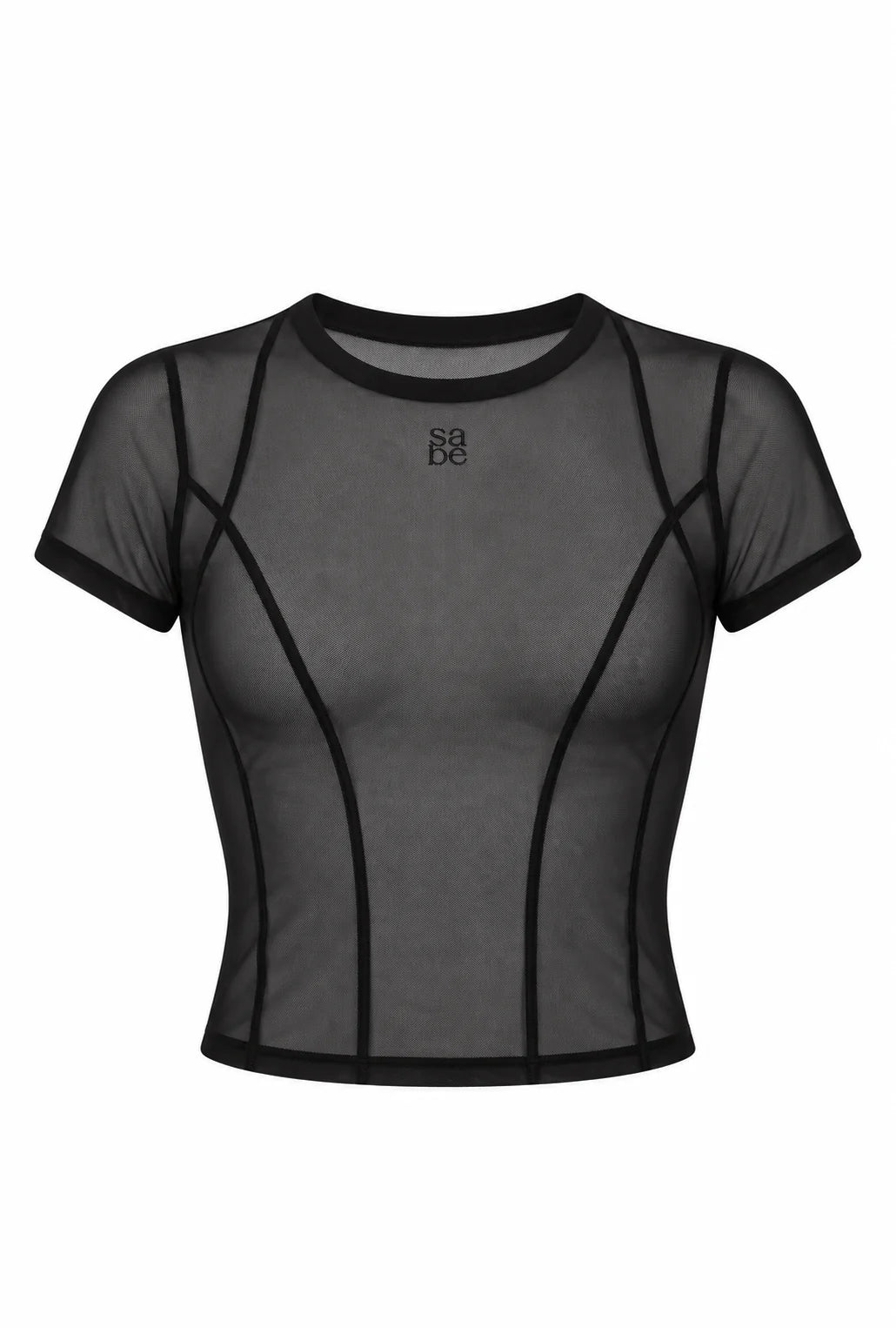 Grayce Mesh T-shirt (noir)