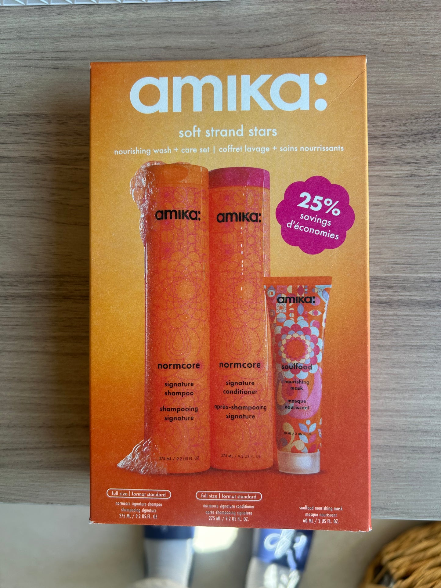 Amika coffret orange