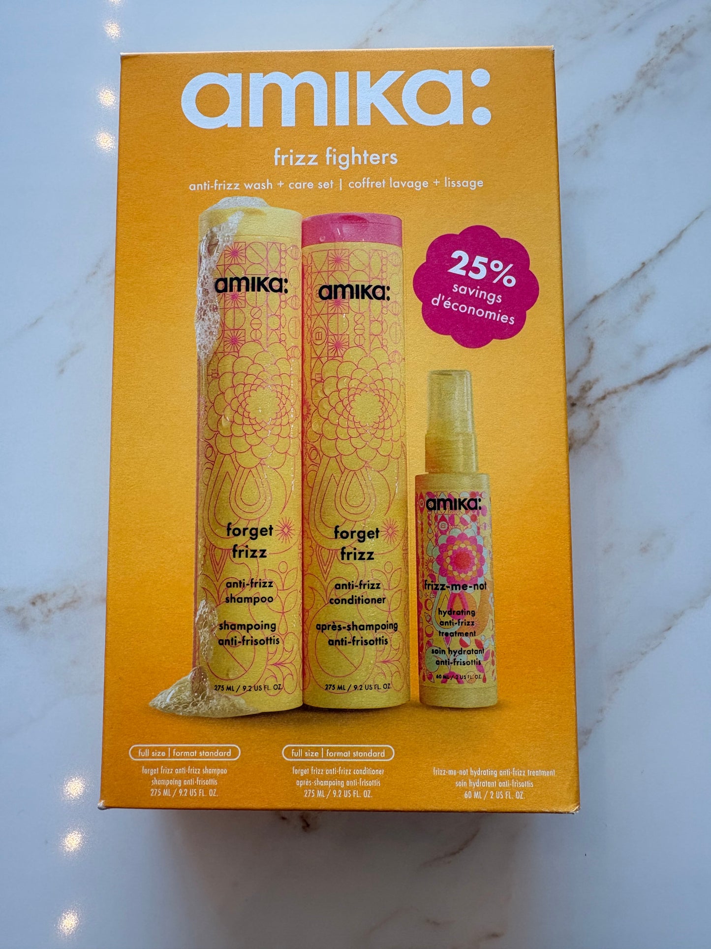 Amika coffret jaune