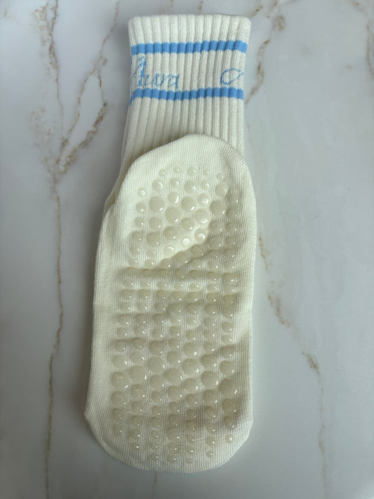 Bas beige et bleu Åura