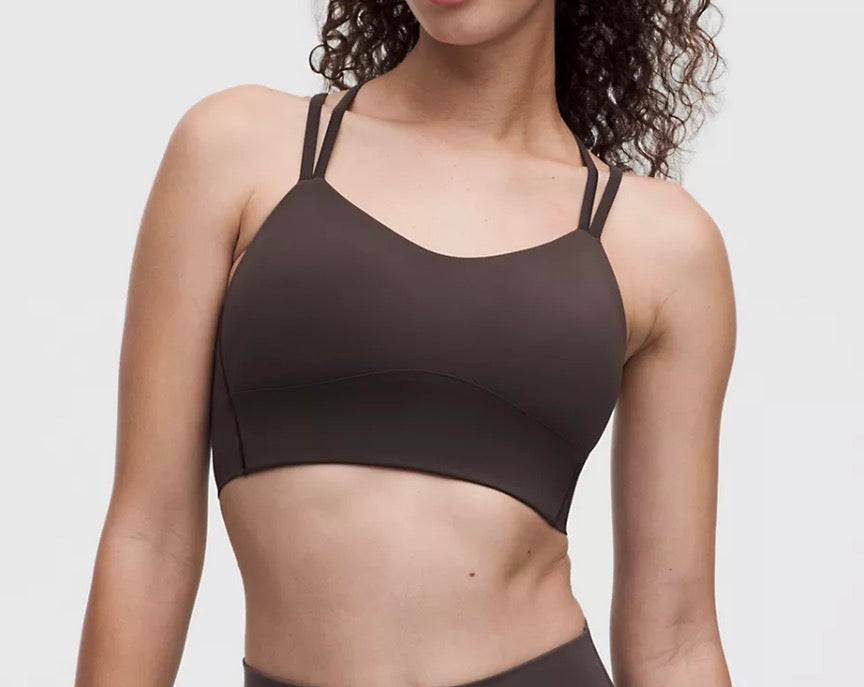Like a Cloud Longline Bra B/C BROWN