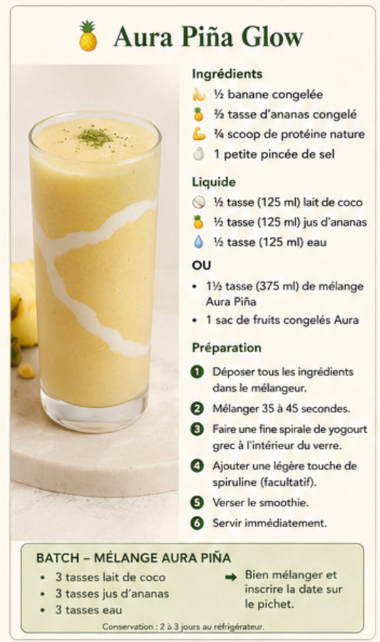 Smoothie Åura Piña Glow