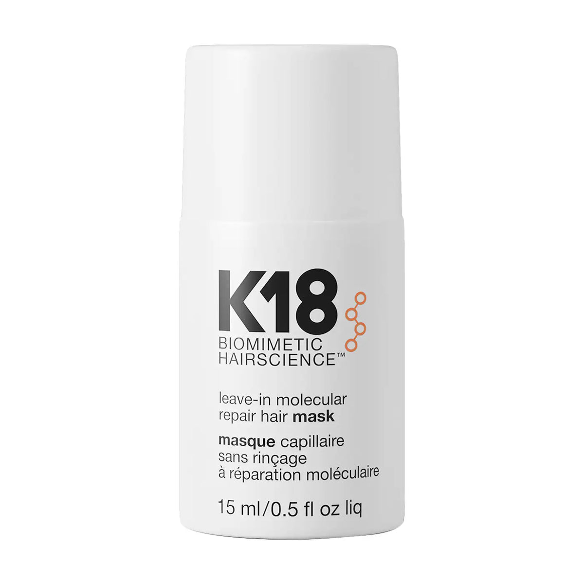 K18 Masque Capillaire sans Rinçage (15ml)